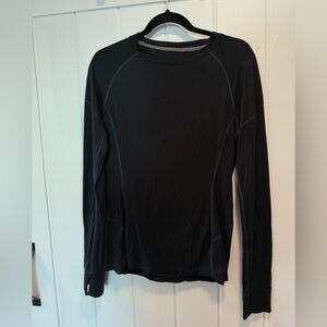 Black Long Sleeve Athletic Shirt